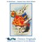 Tenniel's The White Rabbit from Alice's Adventures in Wonderland Counted Cross Stitch Pattern
